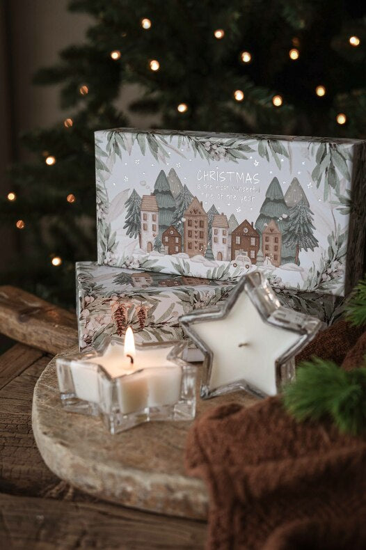 Doftljus Winter Stars (2-pack) - Majas Cottage hos Lilla Hem