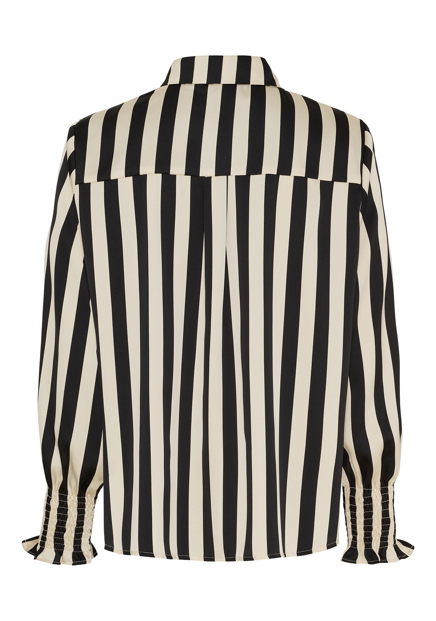 Melba Printed Blouse M27 Black/Cream Stripe - I SAY | Lilla Hem