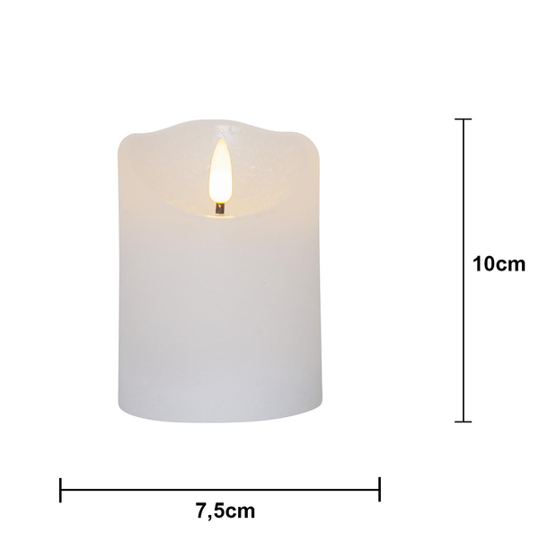 LED Blockljus Flamme Rustic - Star Trading | Lilla Hem