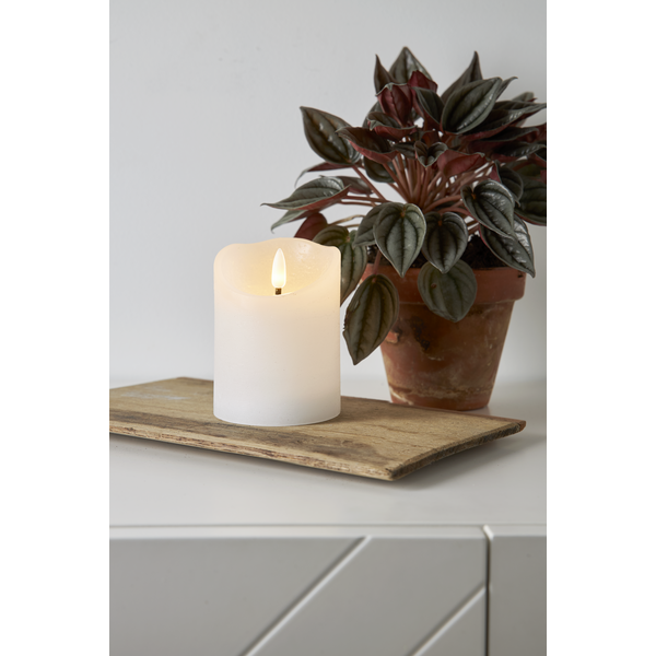 LED Blockljus Flamme Rustic - Star Trading | Lilla Hem