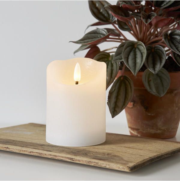 LED Blockljus Flamme Rustic hos Lilla Hem