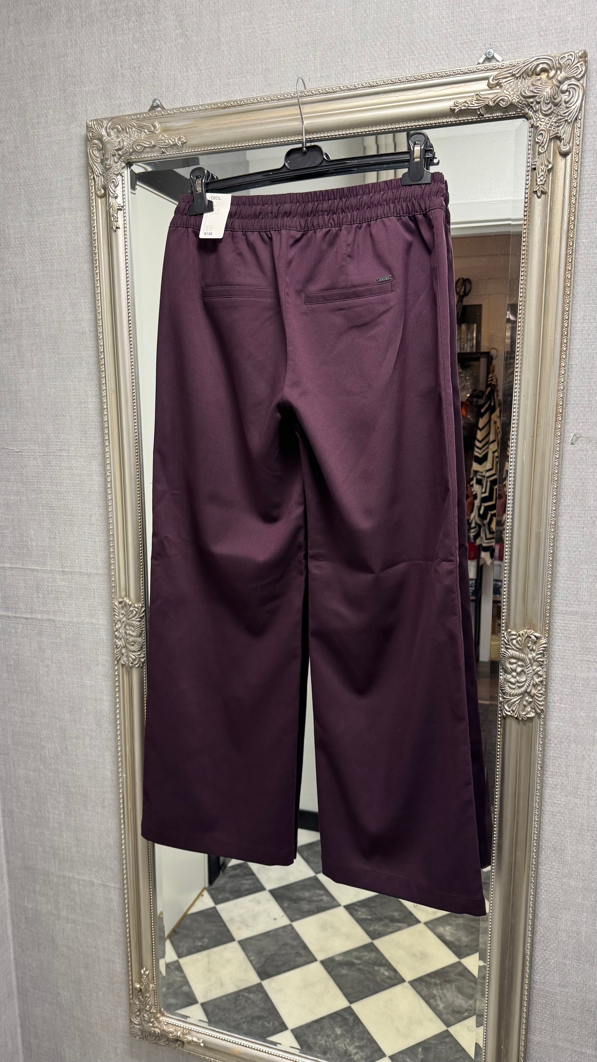 Style Neele Urban City Look Eggplant Red - Cecil | Lilla Hem