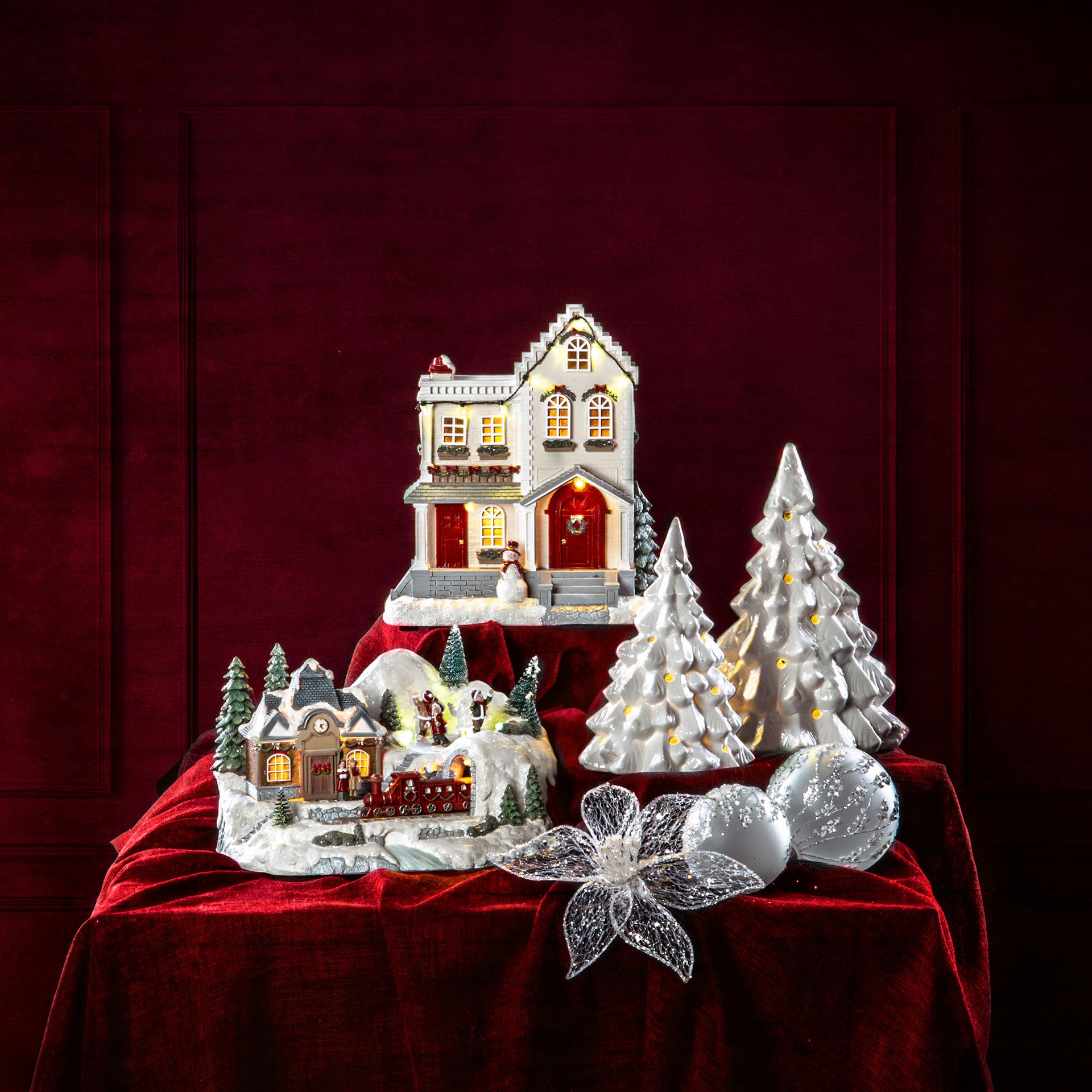 LED Lykta Gran 20cm - A Lot Decoration | Lilla Hem