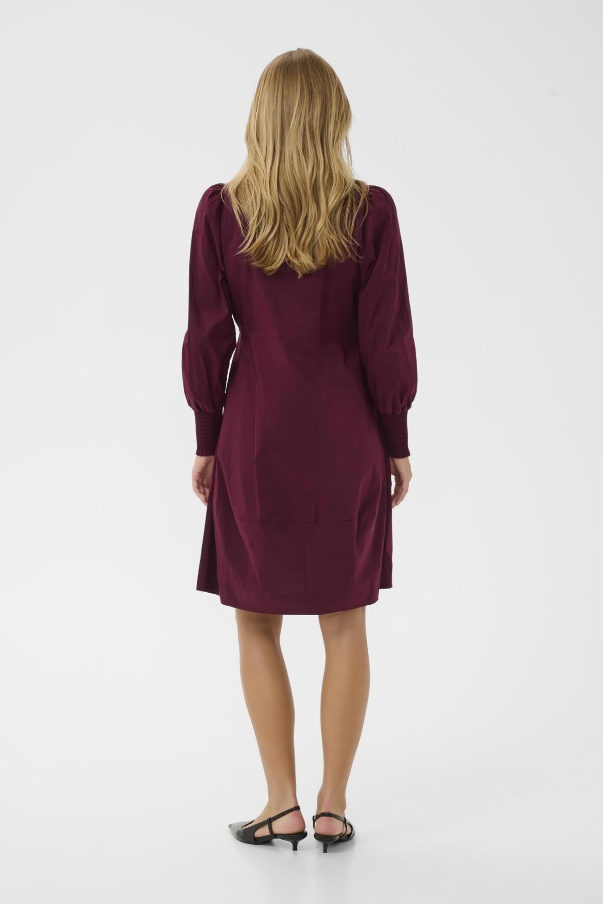 CUloretta Antoinett Dress Zinfandel - CULTURE | Lilla Hem