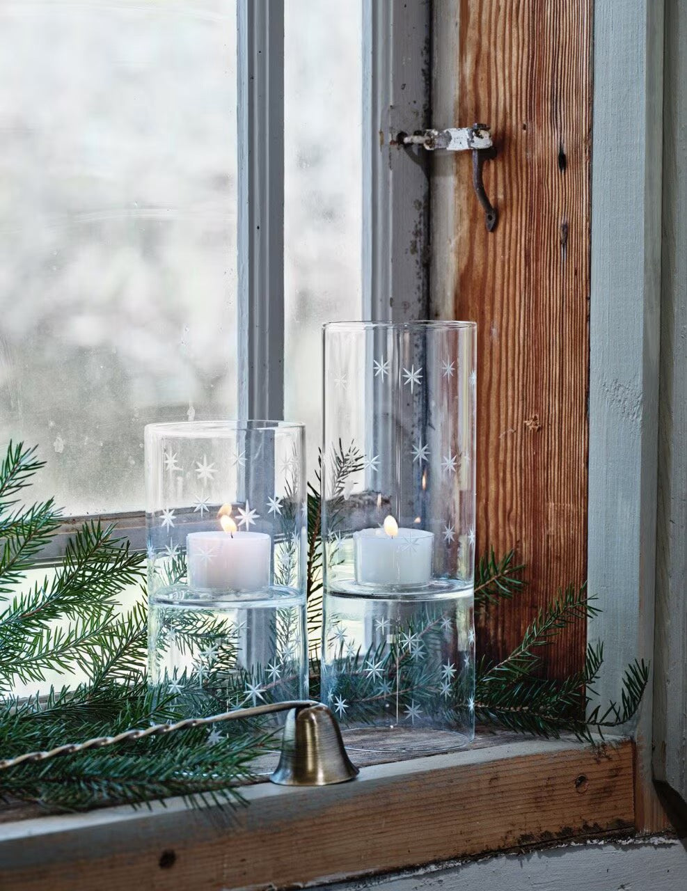 Ljuslykta Julia Etsad Stjärna Hög - Strömshaga hos Lilla Hem