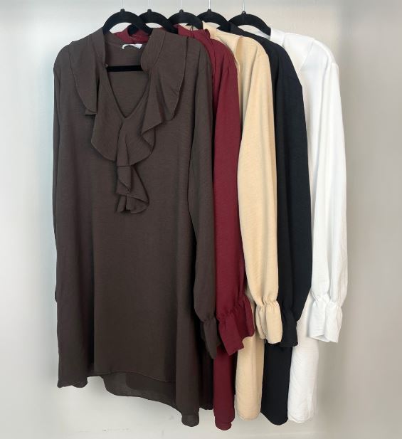 Tunika med volang - Caramelle Fashion hos Lilla Hem