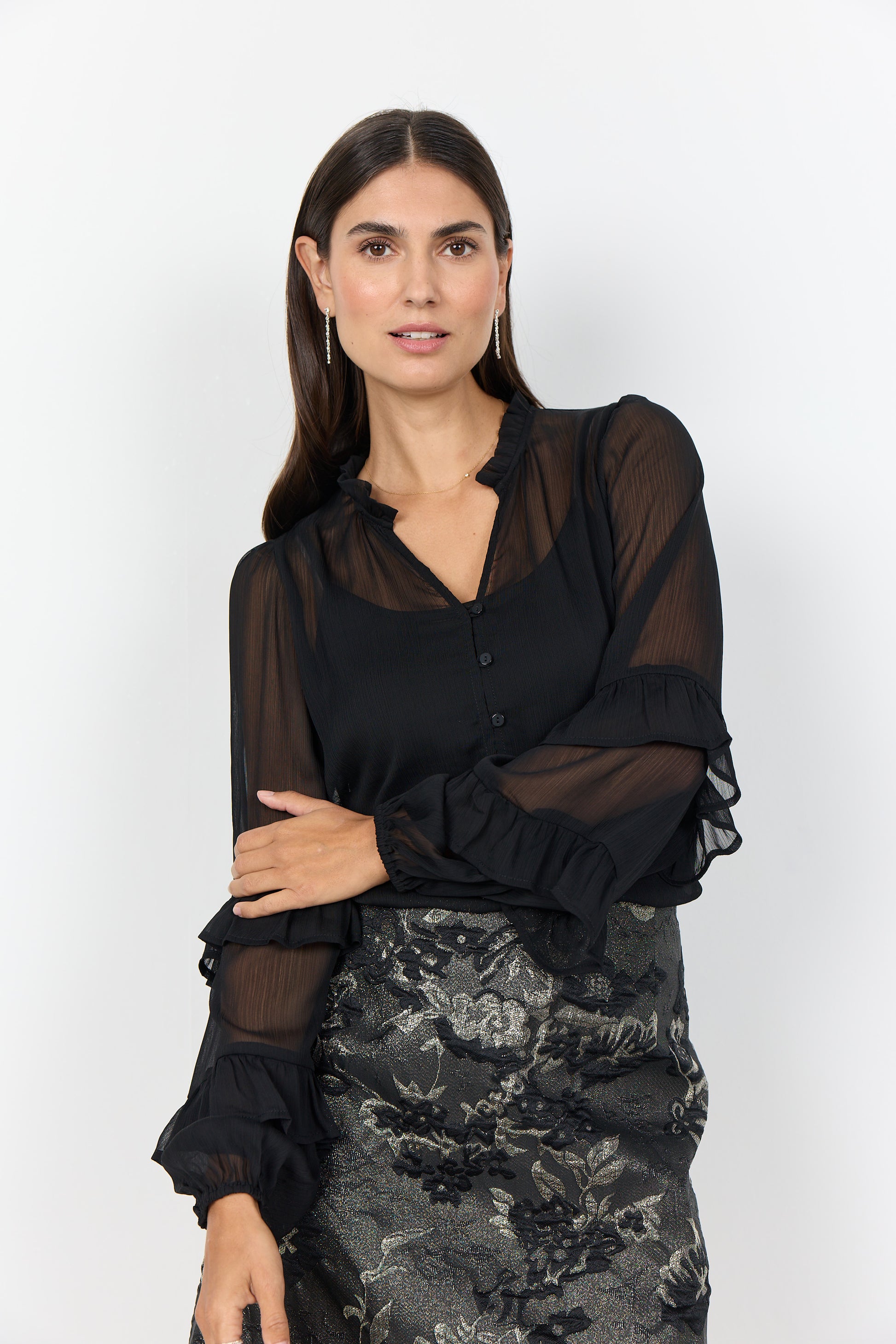 Skjorta SC-NAIA 4 9999 Black - Soya Concept | Lilla Hem