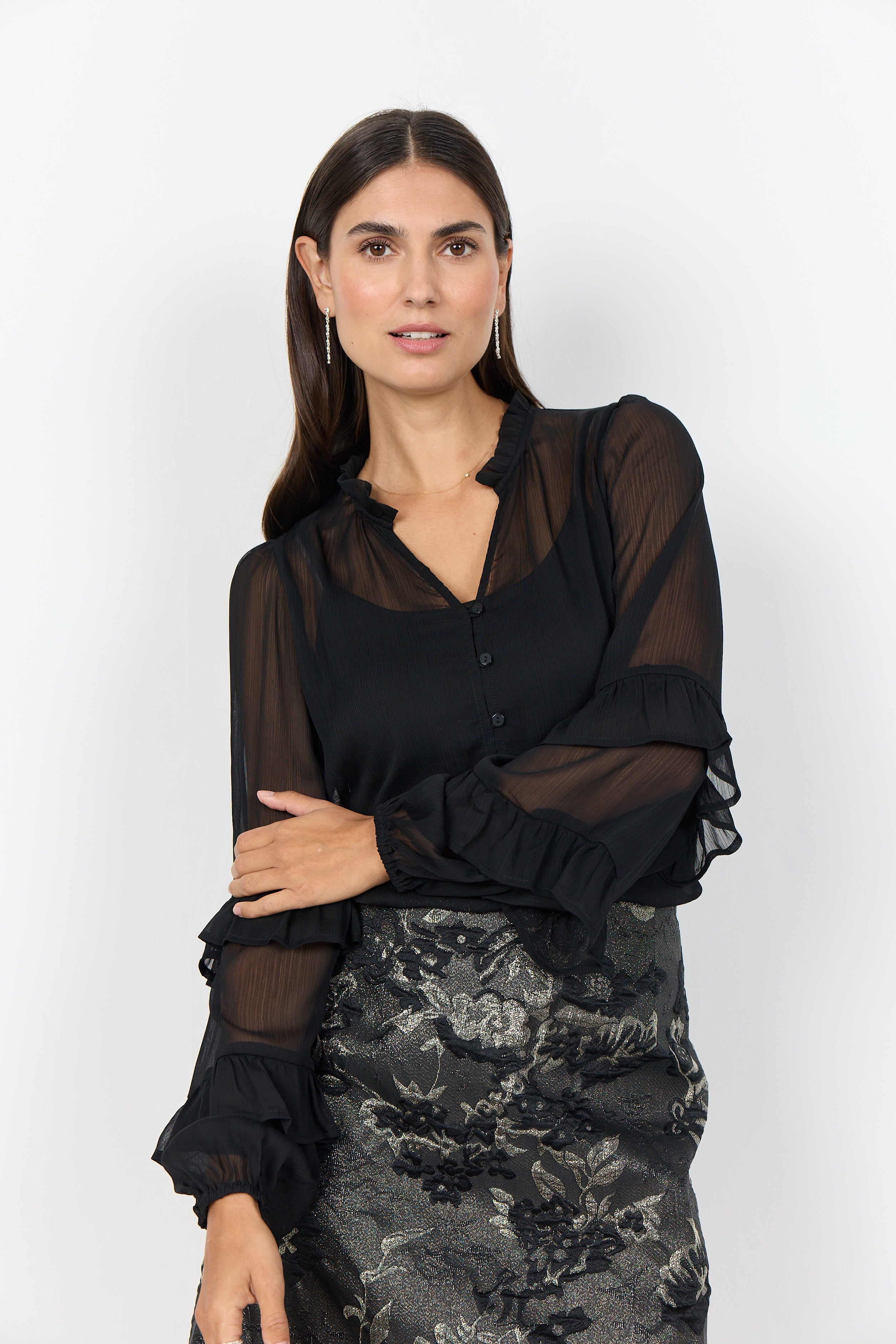 Skjorta SC-NAIA 4 9999 Black - Soya Concept | Lilla Hem