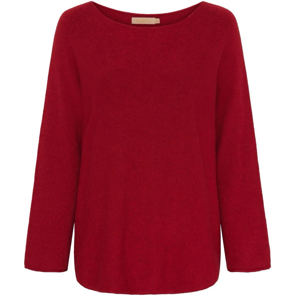 MdcDagmar Knit Röd - MARTA du Chateau hos Lilla Hem
