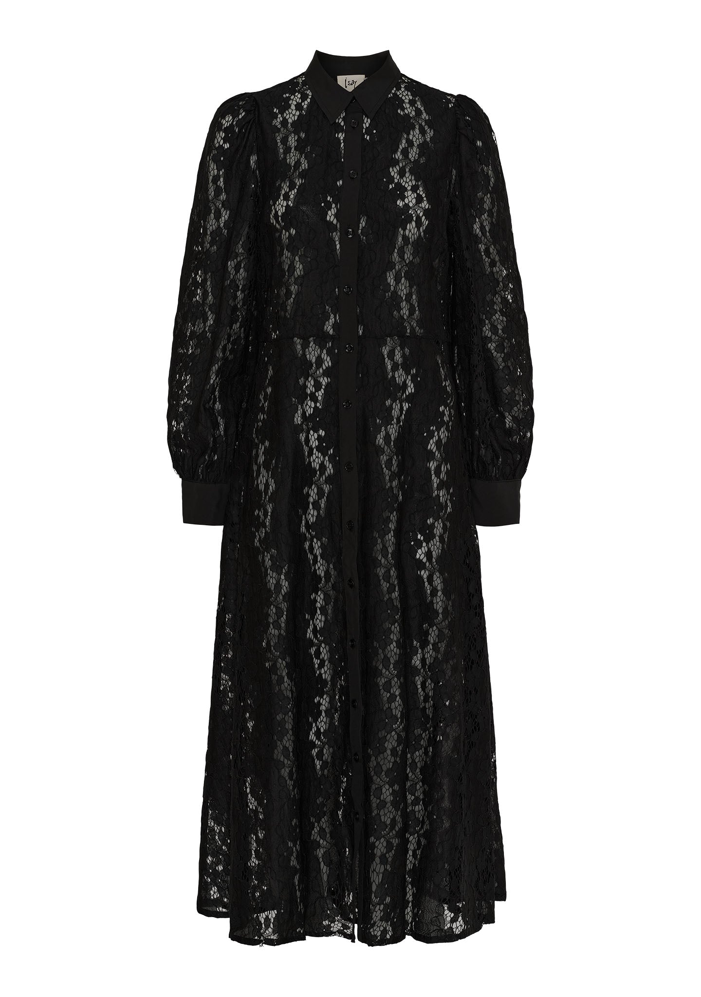 Kimie Lace Dress 900 Black - I SAY | Lilla Hem
