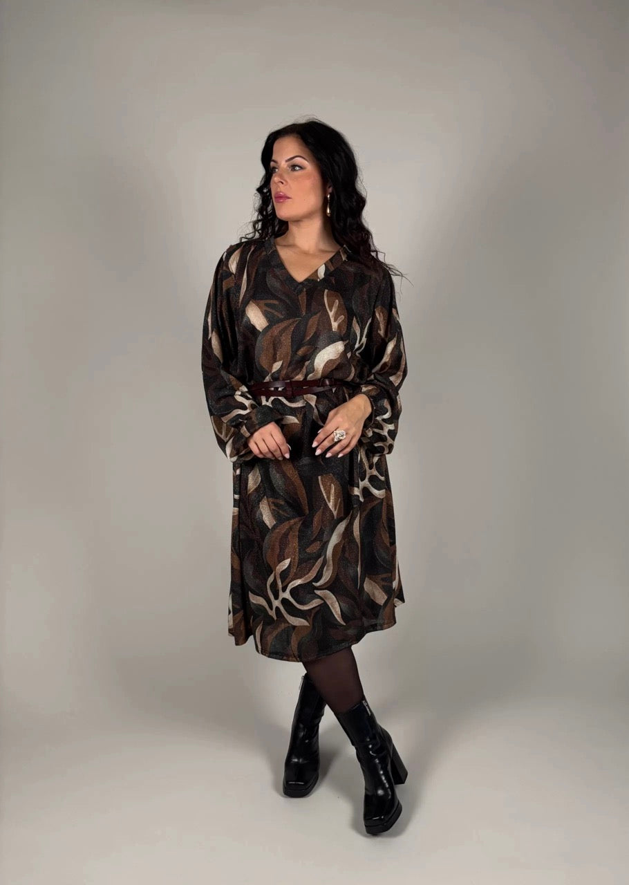 Ninni mönstrad klänning - Camicia hos Lilla Hem