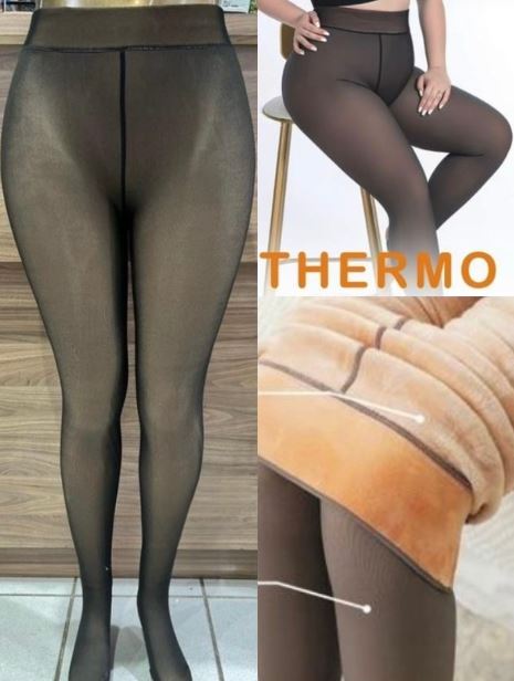 Fodrade Strumpbyxor Plus-Size Svart - Caramelle Fashion | Lilla Hem