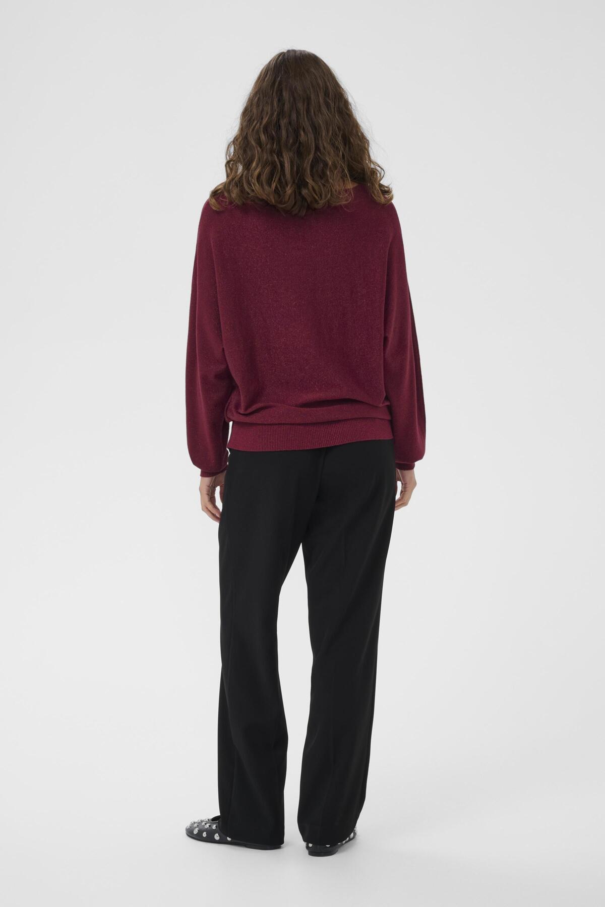 CUfay Batwing Jumper Zinfandel - CULTURE | Lilla Hem