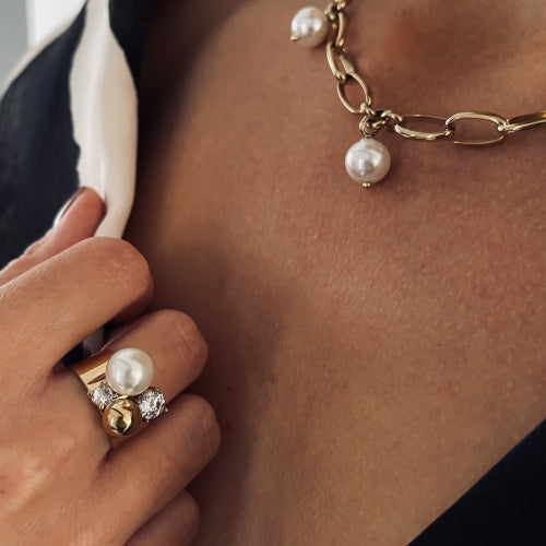 Joyce Ring Gold - Bud To Rose | Lilla Hem