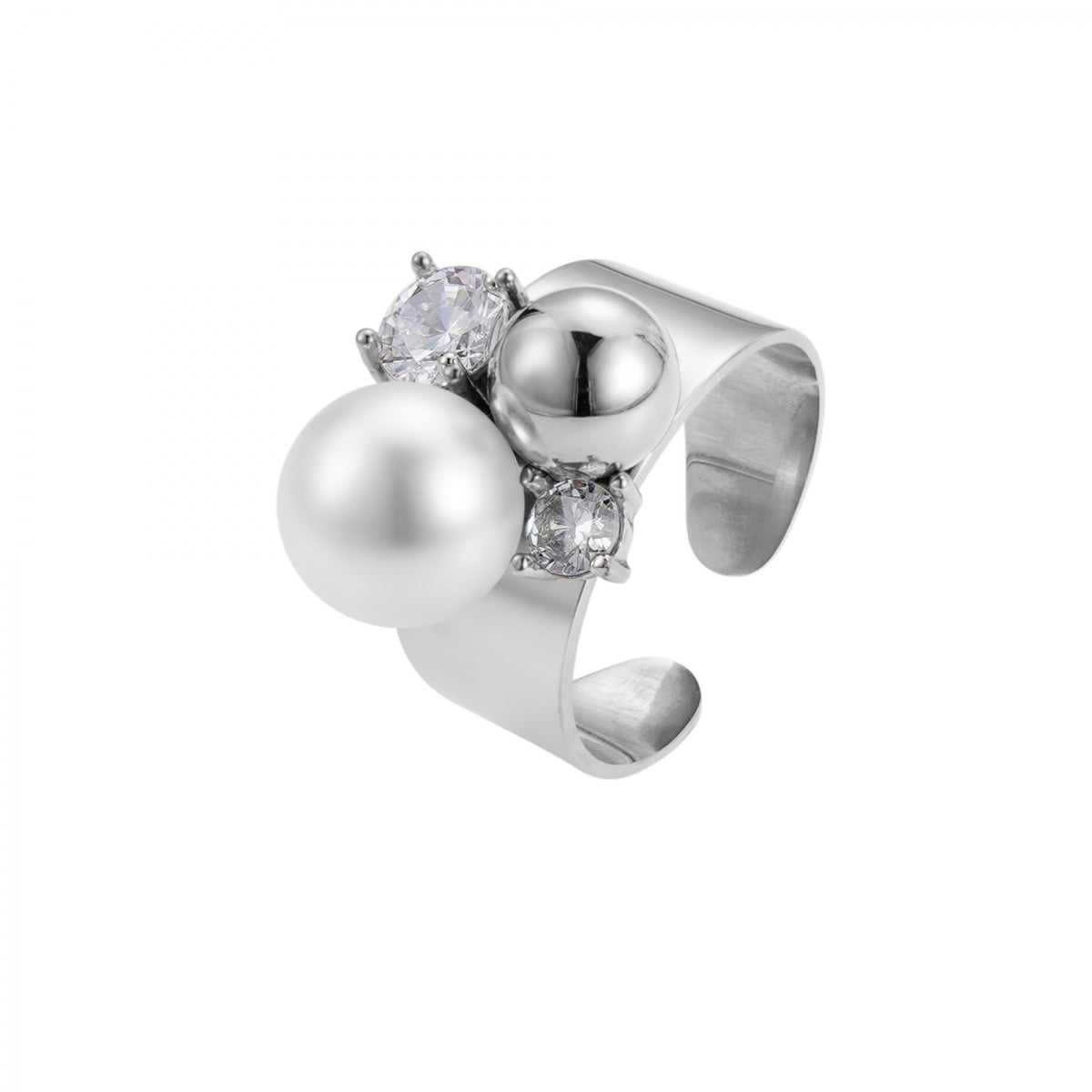 Joyce Ring Silver - Bud To Rose hos Lilla Hem