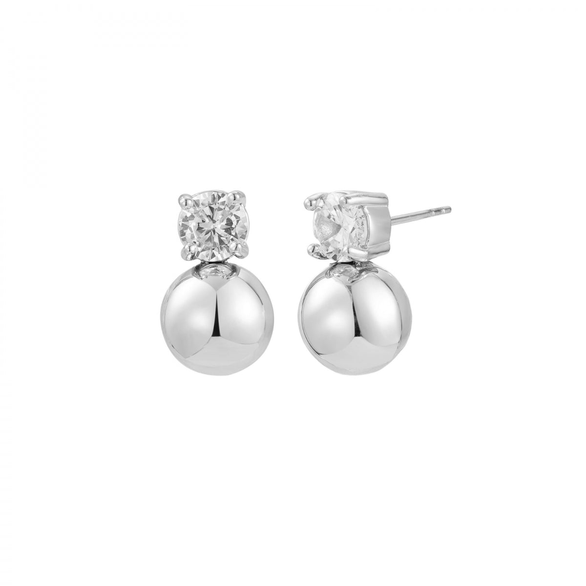 Stella Bead Earring Silver - Bud To Rose hos Lilla Hem