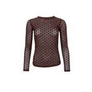 BCJENNIE dotted mesh blouse - Black Colour hos Lilla Hem