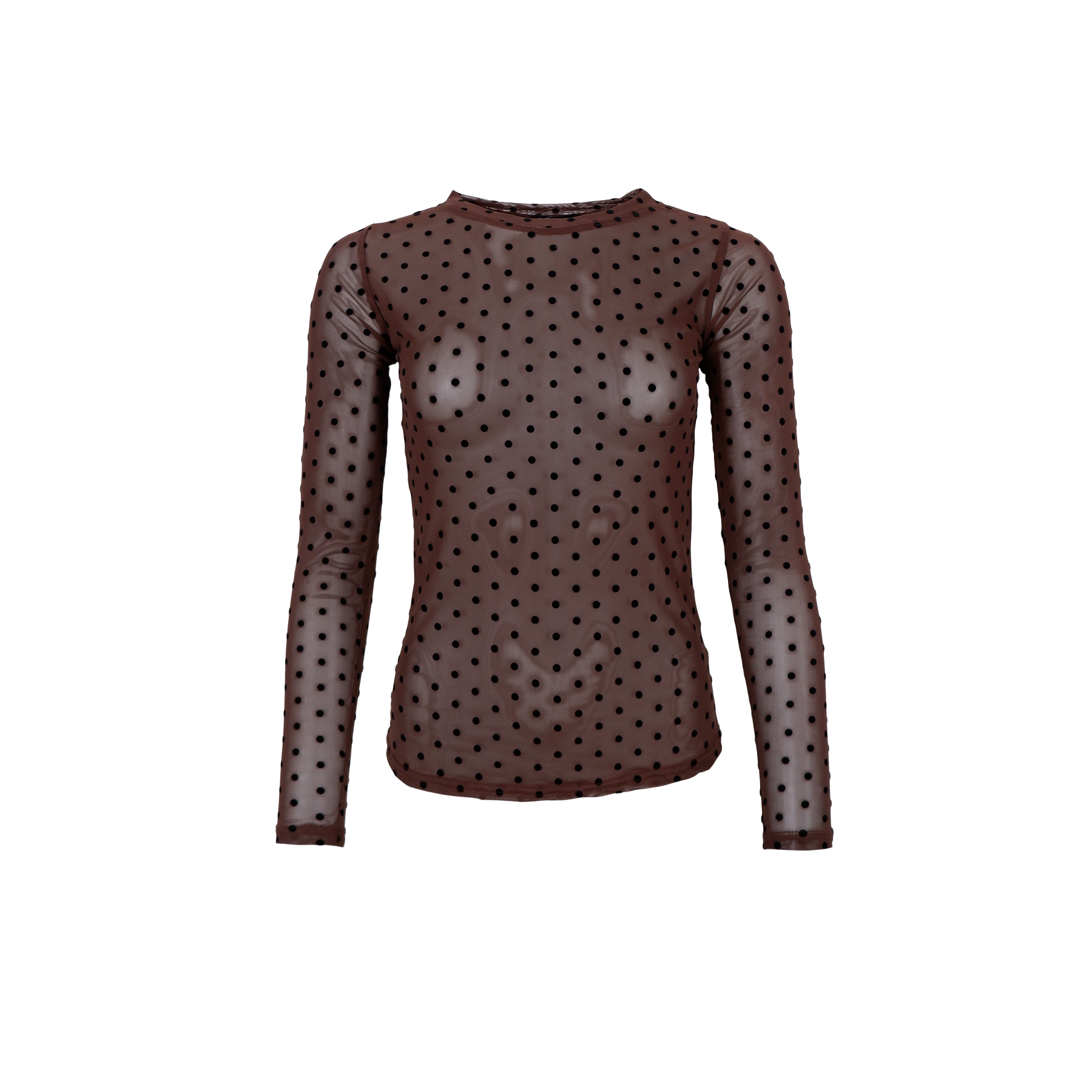 BCJENNIE dotted mesh blouse - Black Colour hos Lilla Hem