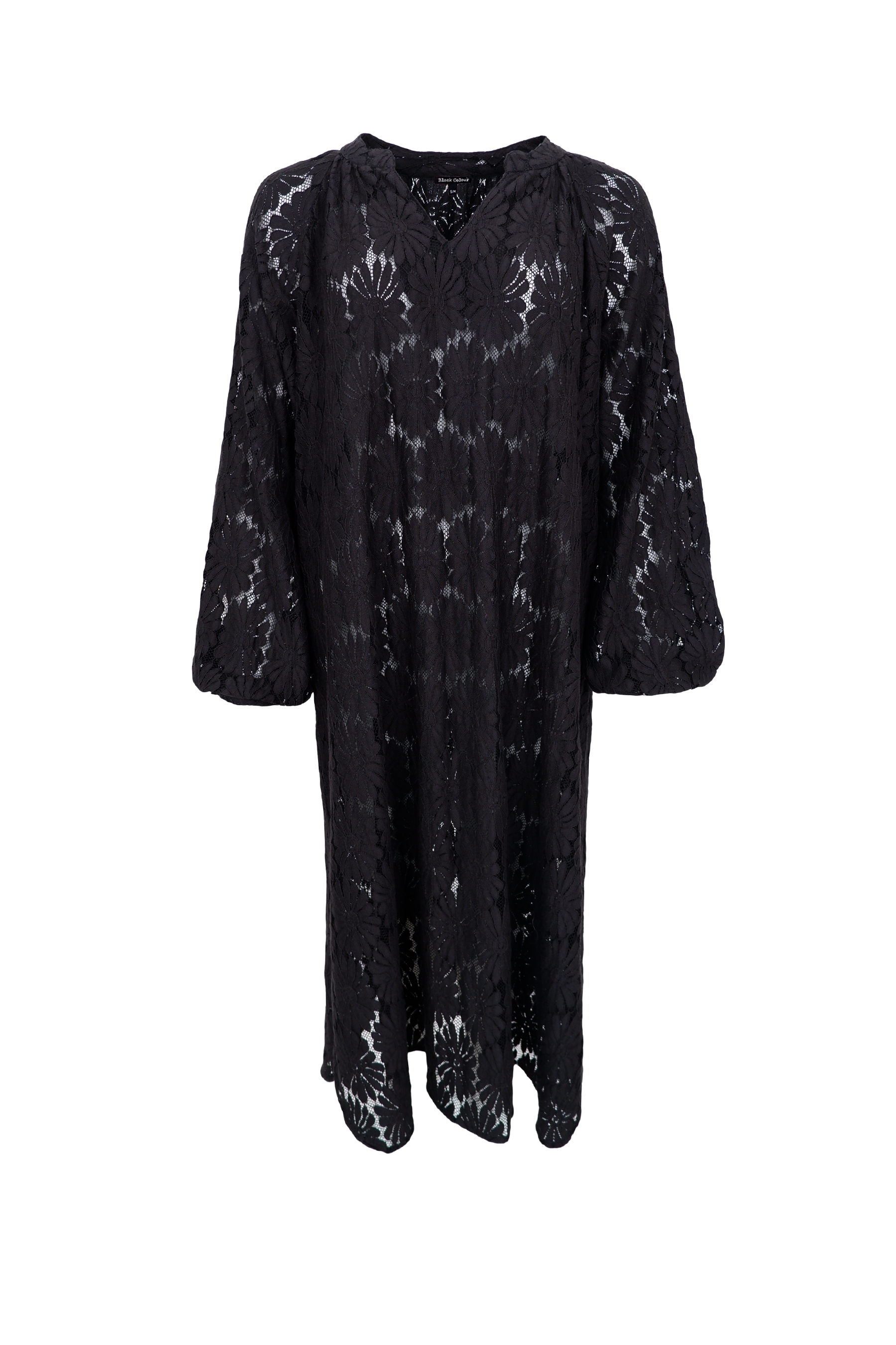 BCCOSMOS LS flower dress - Black Colour hos Lilla Hem