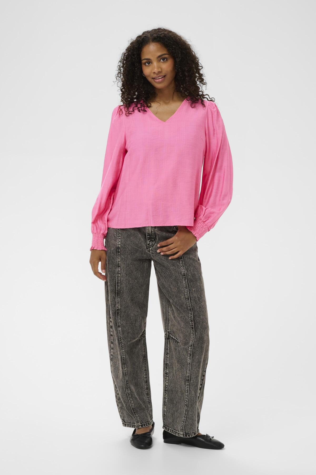 KAlufia Blouse Pink Power - KAFFE | Lilla Hem
