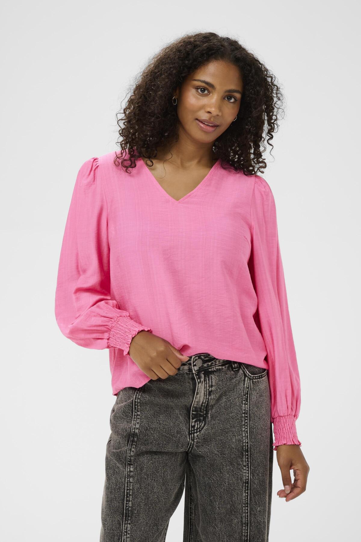 KAlufia Blouse Pink Power - KAFFE | Lilla Hem