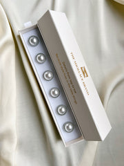 Classic Pearl Button Charm Silver Anna - The Shoelace Brand Stockholm hos Lilla Hem