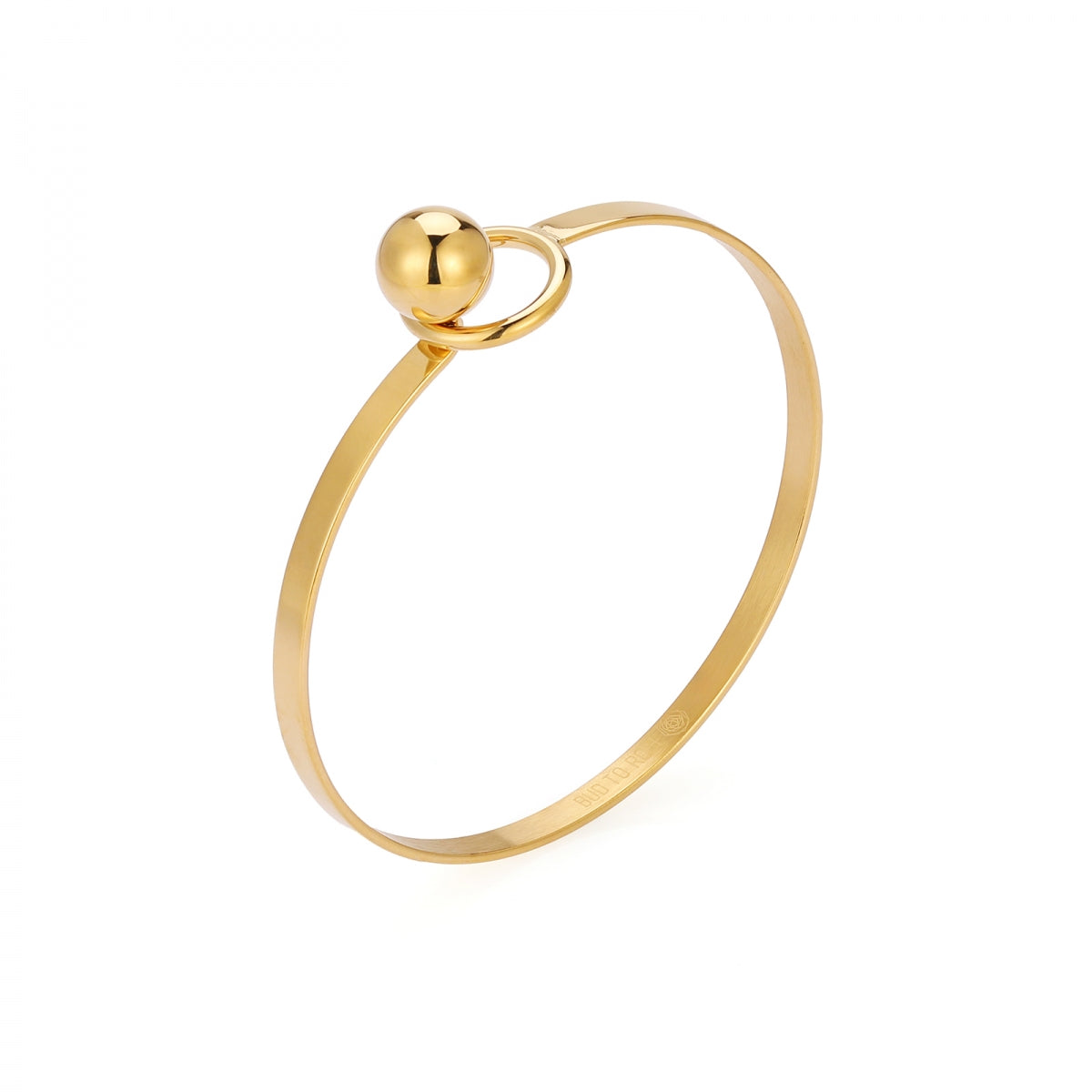 Boss Bangle Gold | Lilla Hem