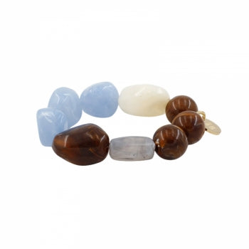 Molto Resin Bracelet Blue - Bud To Rose | Lilla Hem