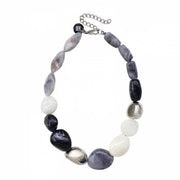 Urban Resin Necklace Silver - Bud To Rose | Lilla Hem