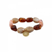 Prisma Resin Bracelet Pink - Bud To Rose | Lilla Hem