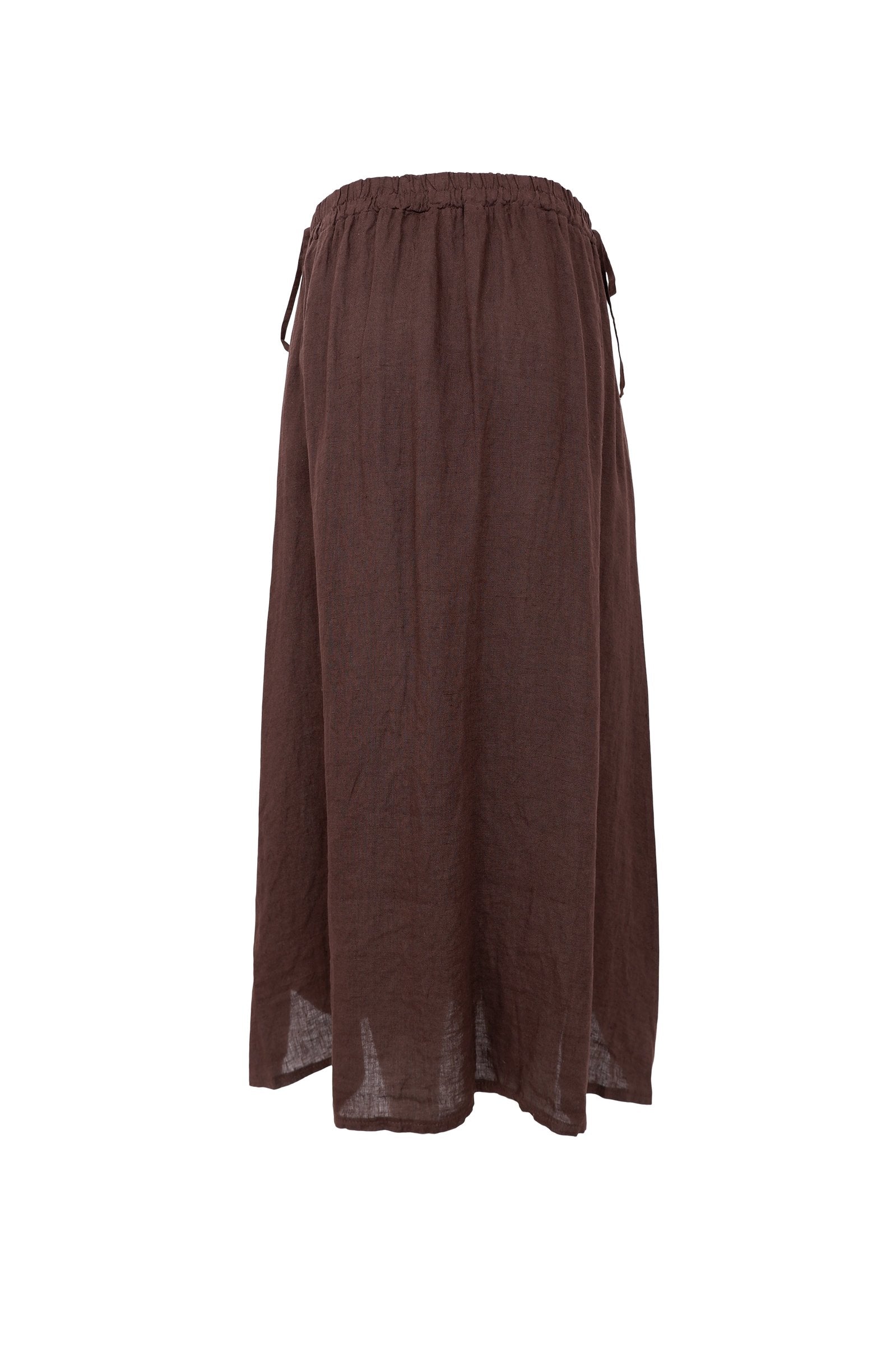 BCMELINA Linen Wrap Skirt | Lilla Hem