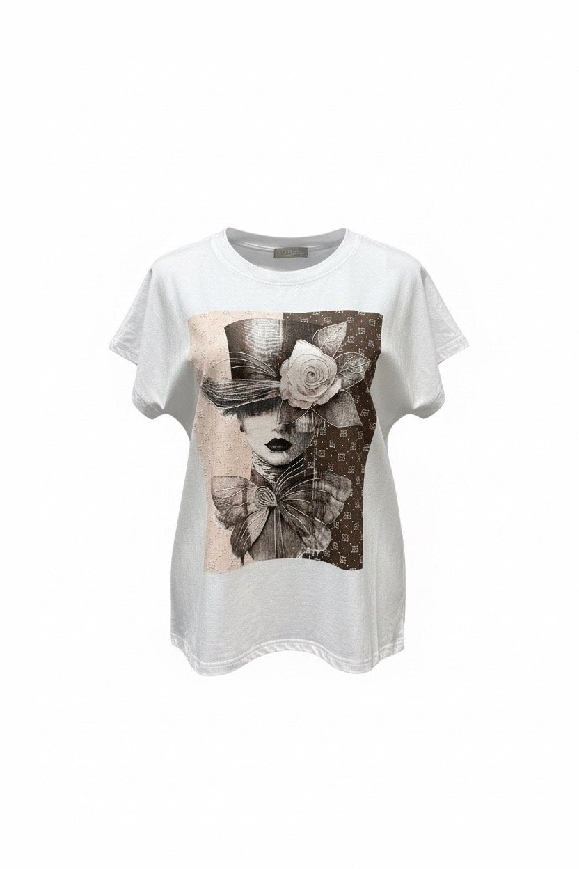 Inze T-Shirt Marionette | Lilla Hem