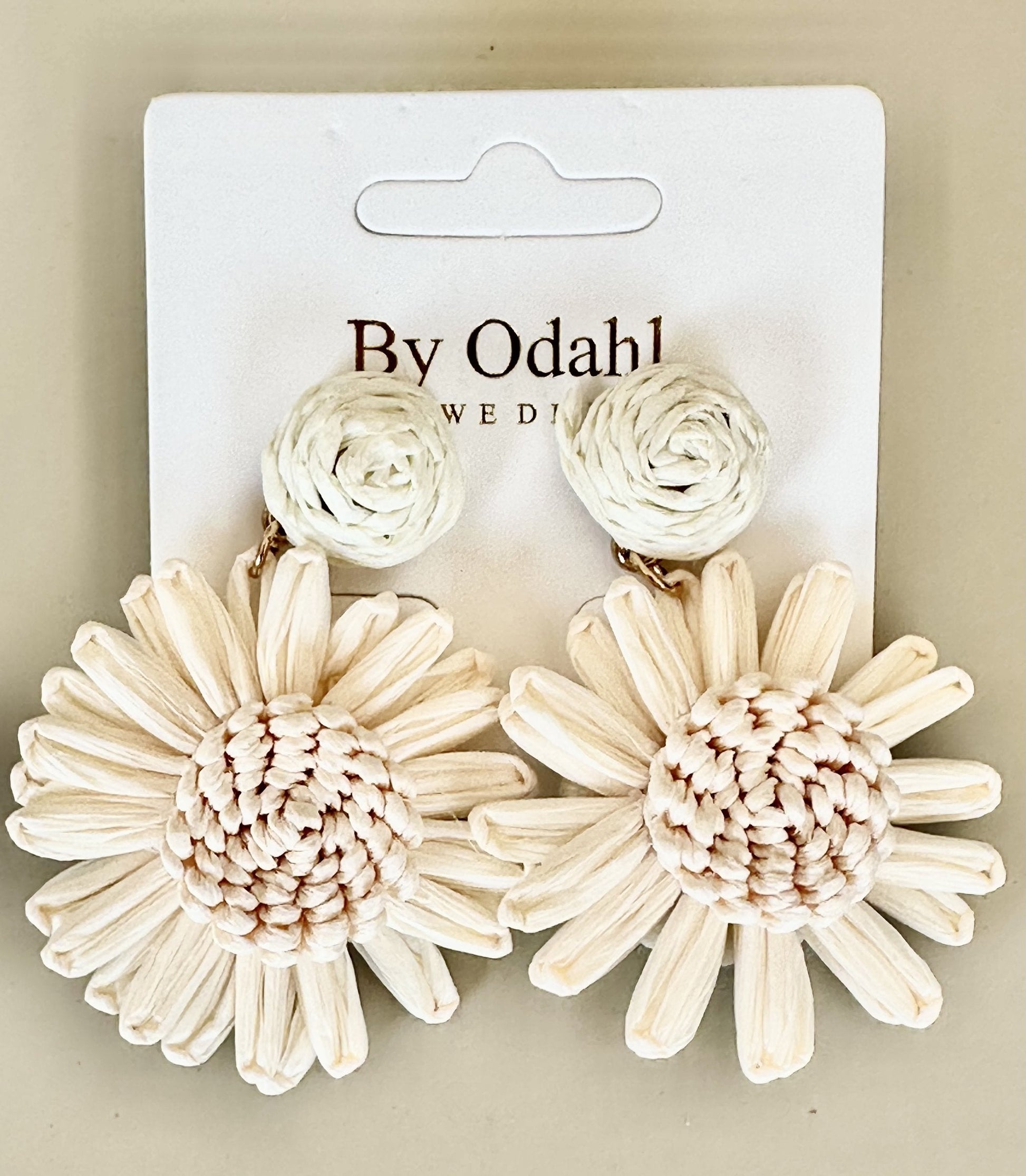 Örhänge Offwhite Bast | Lilla Hem