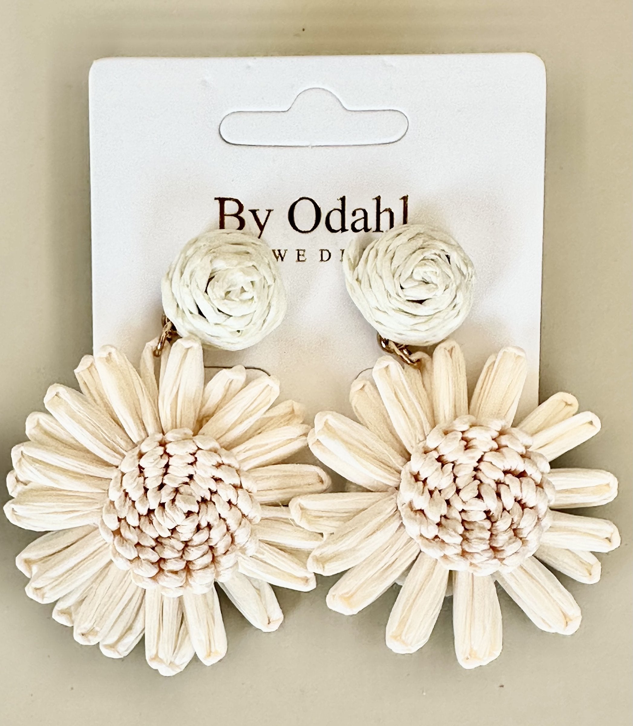 Örhänge Offwhite Bast | Lilla Hem