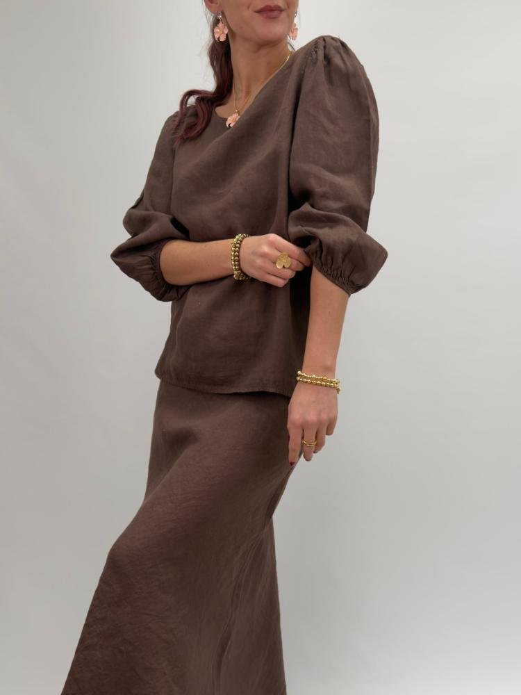 Linnetopp Siri med Puffärm | Lilla Hem