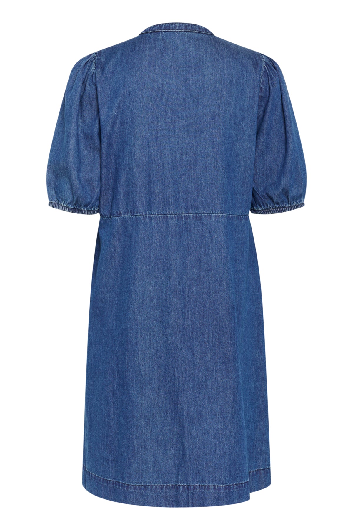 CUberteline Arpa SS Dress Dark Blue Wash baksida | Lilla Hem