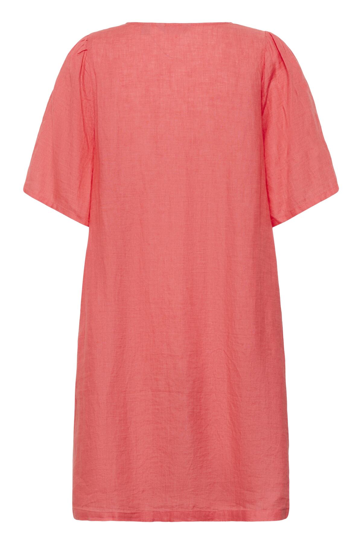 CUaniela Molly Dress Sugar Coral baksida | Lilla Hem