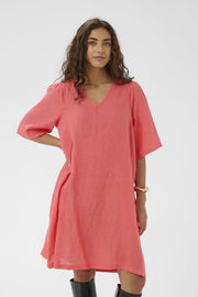 CUaniela Molly Dress Sugar Coral helbild | Lilla Hem