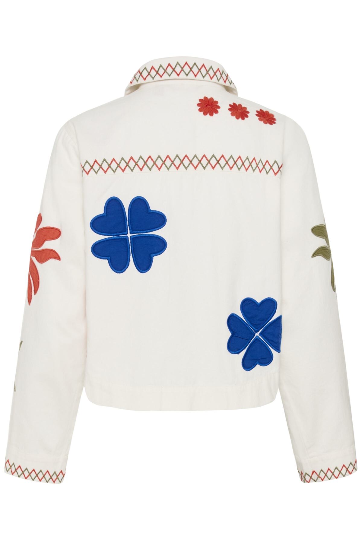 CUchrestella Jacket Spring Gardenia baksida | Lilla Hem
