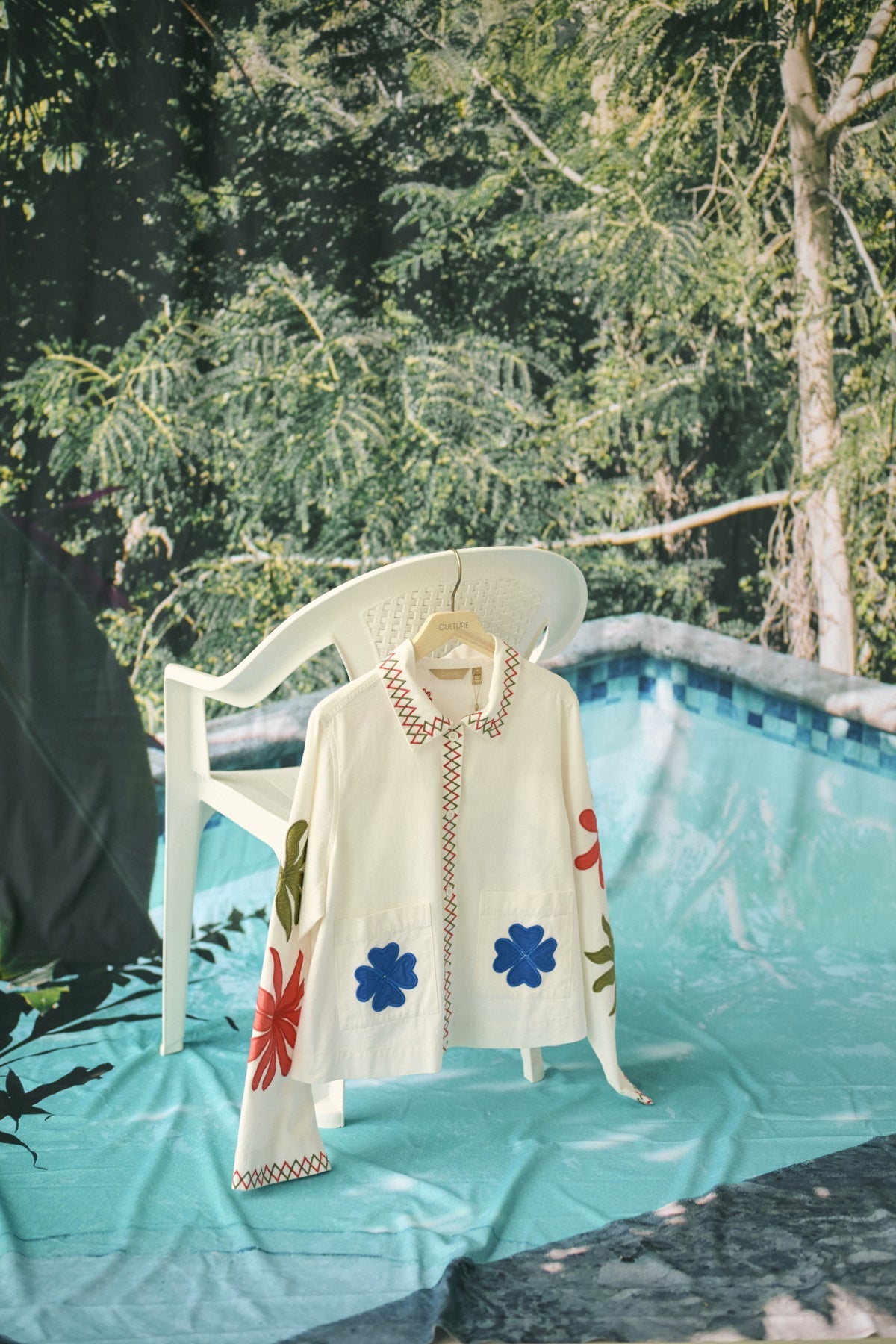CUchrestella Jacket Spring Gardenia | Lilla Hem