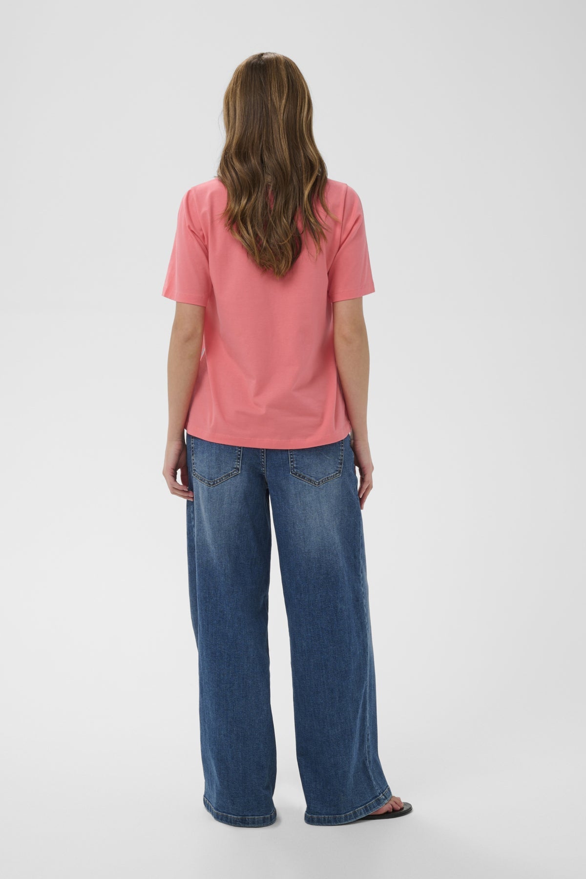 CUcilie Gith Tshirt Sugar Coral material | Lilla Hem