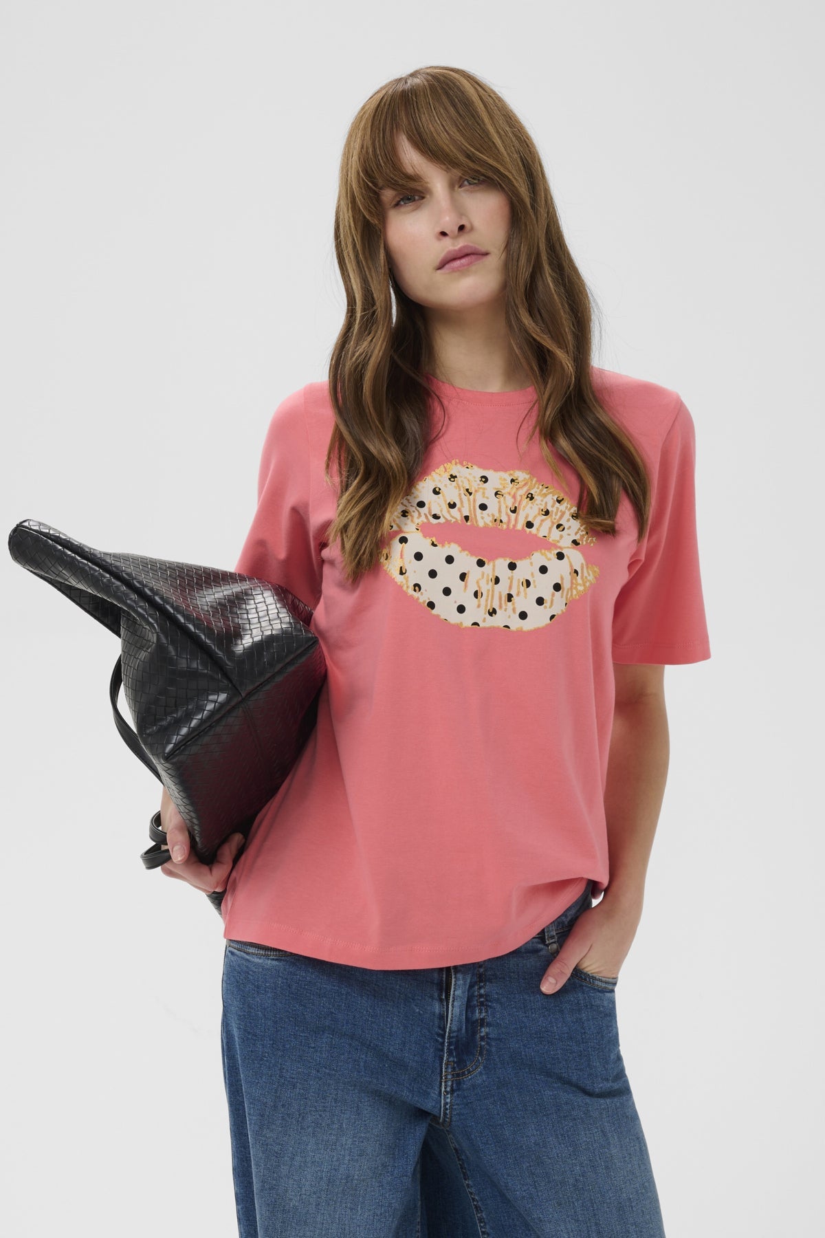 CUcilie Gith Tshirt Sugar Coral helbild | Lilla Hem