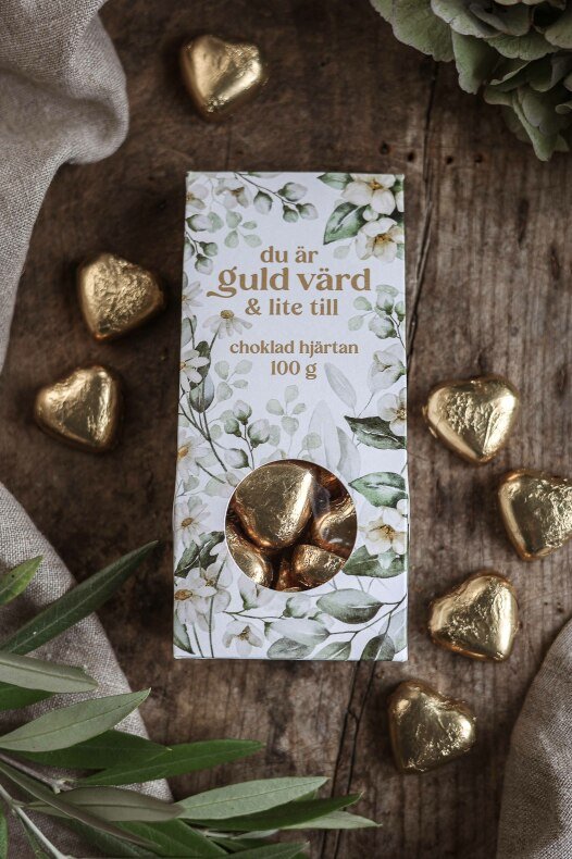 Godsaker Du Är Guld Värd Choklad 100g - Lilla Hem