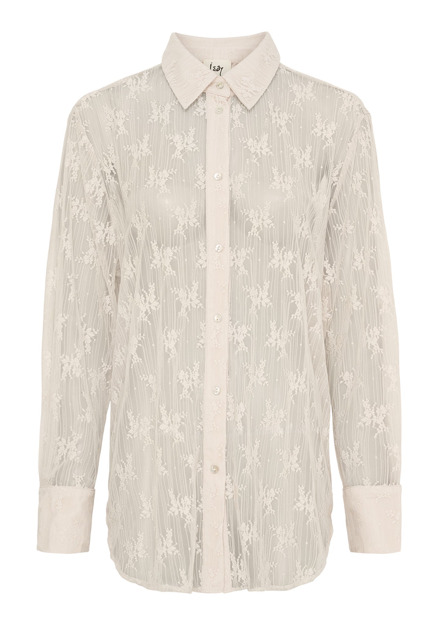 Laika Lace Shirt - I SAY | Lilla Hem