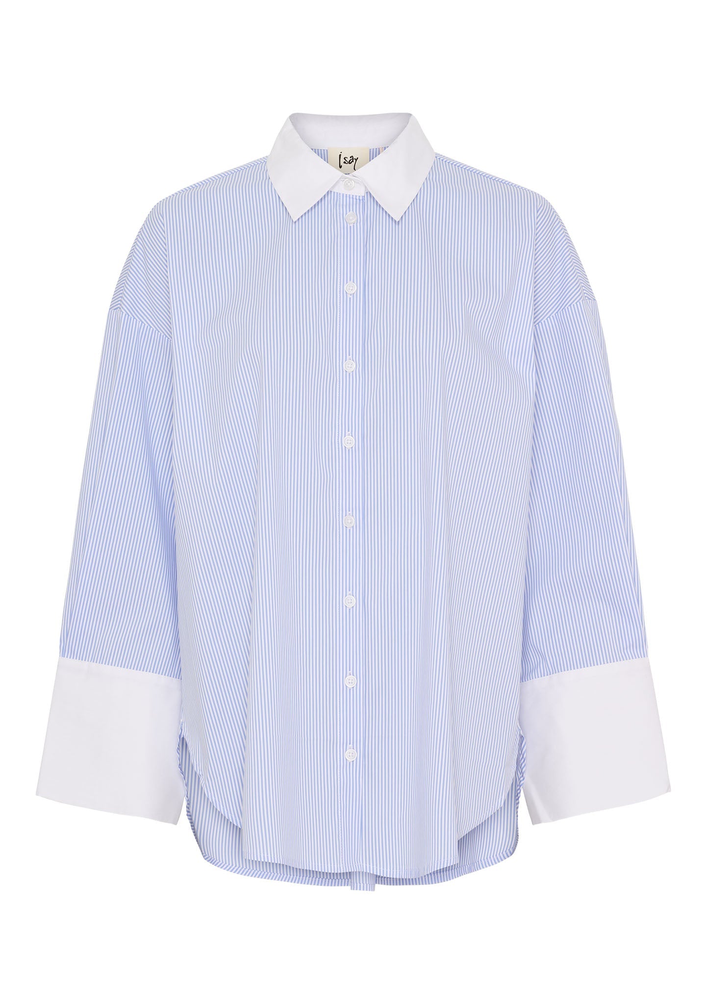 Sigga Contrast Shirt - I SAY | Lilla Hem