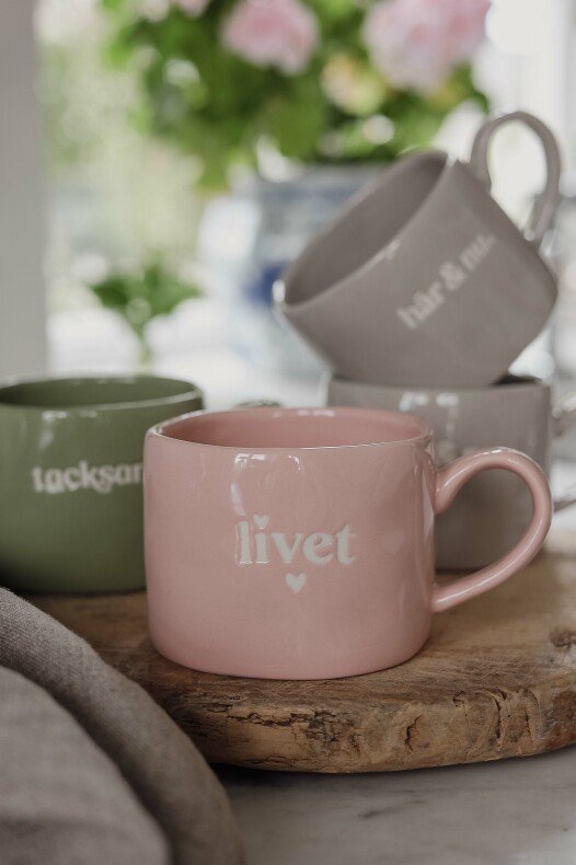 Mugg Feelgood - Livet i Rosa från Majas Cottage | Lilla Hem