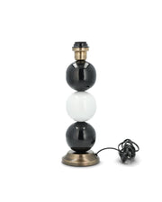 Lampfot Multi Stone Liten Svart/vit | Lilla Hem