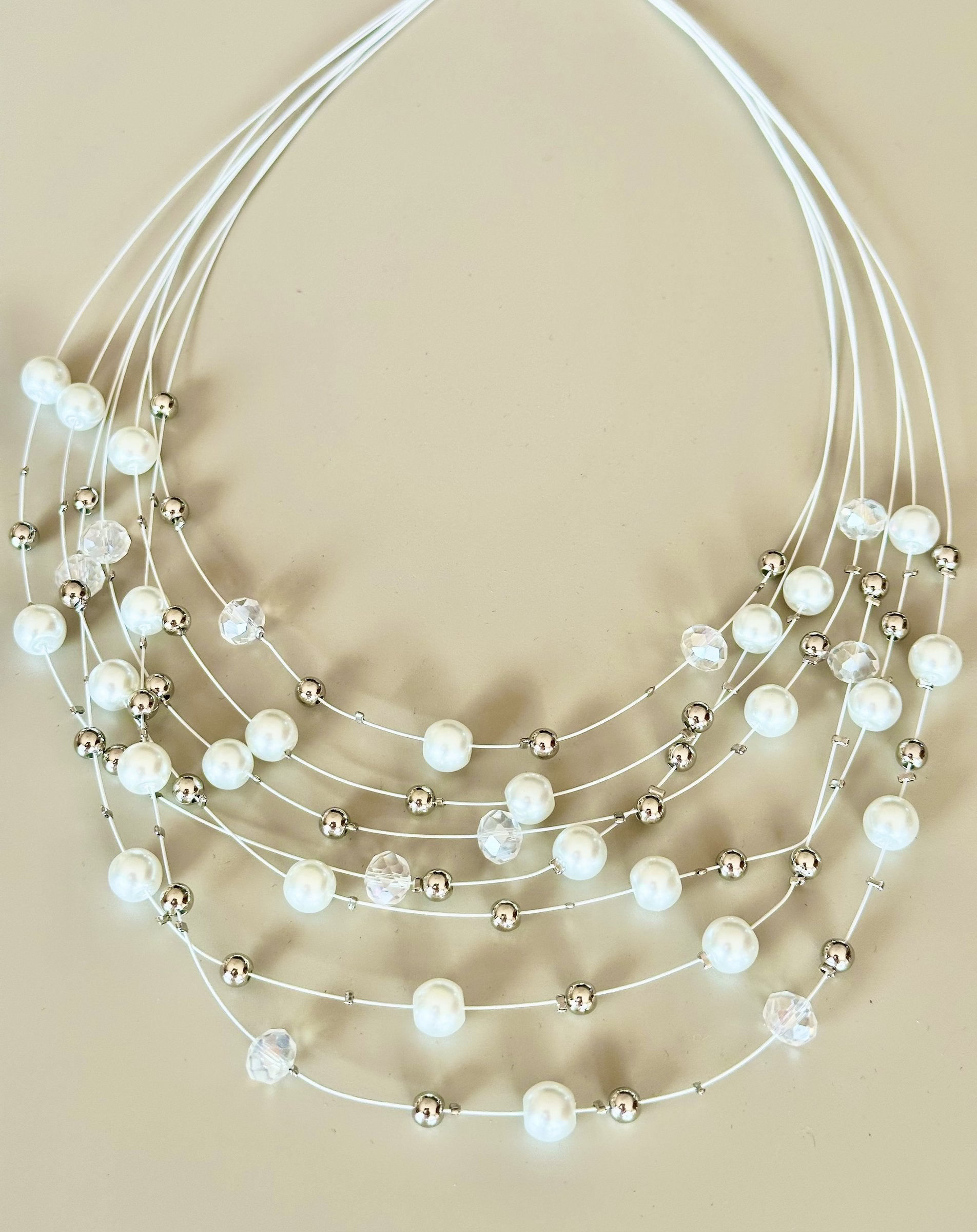 Halsband Pärlor/silver Mix | Lilla Hem