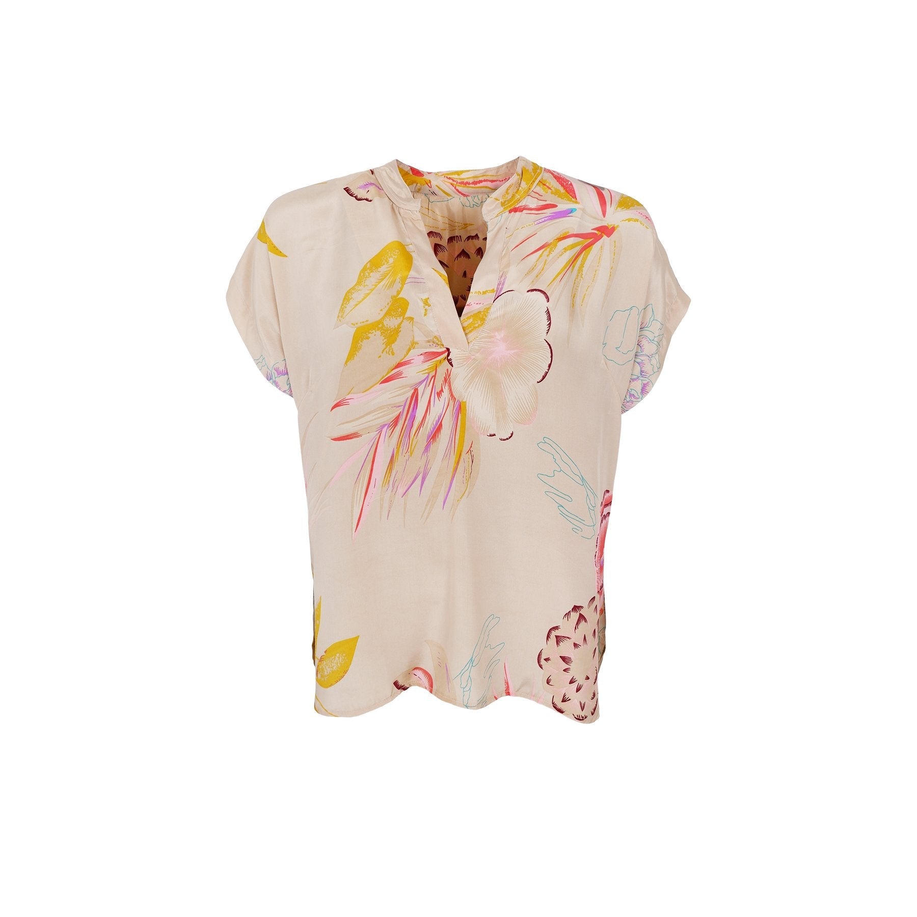 BCLUNA Andrea S/s Blouse | Lilla Hem