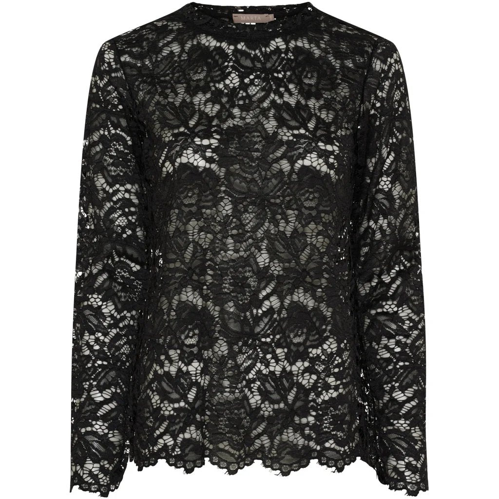 Mdcmilley LS Tee i Black från MARTA DU CHATEAU - framsida | Lilla Hem